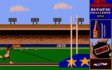 Daley Thompson's Olympic Challenge_DiskA screen shot game playing